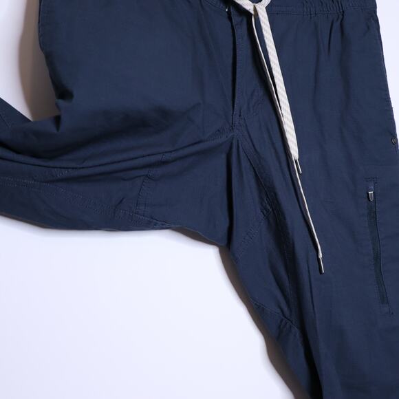 VUORI Ripstop Pant Indigo Tapered Leg Cotton Zip Pocket Stretch Casual Men's M - Picture 7 of 14